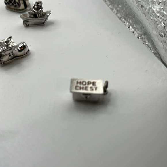 5 Vintage 3D Articulated Sterling Silver Charms - Picture 2 of 10